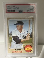 1968 Topps - Mickey Mantle #280 Graded PSA 3 (MK)