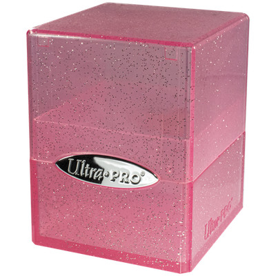 1 Ultra PRO Glitter Pink Satin Cube Deck Box