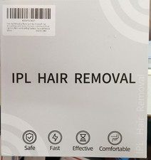 IPL Hair Removal Device White Corded Electric w/ Sunglasses 3 Settings