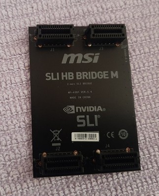 msi Nvidia SLI HB Bridge M