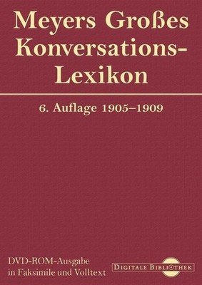 - Meyers Großes Konversationslexikon, 1 DVD-ROM Für MS Windows 95/98/ME/NT/2000/