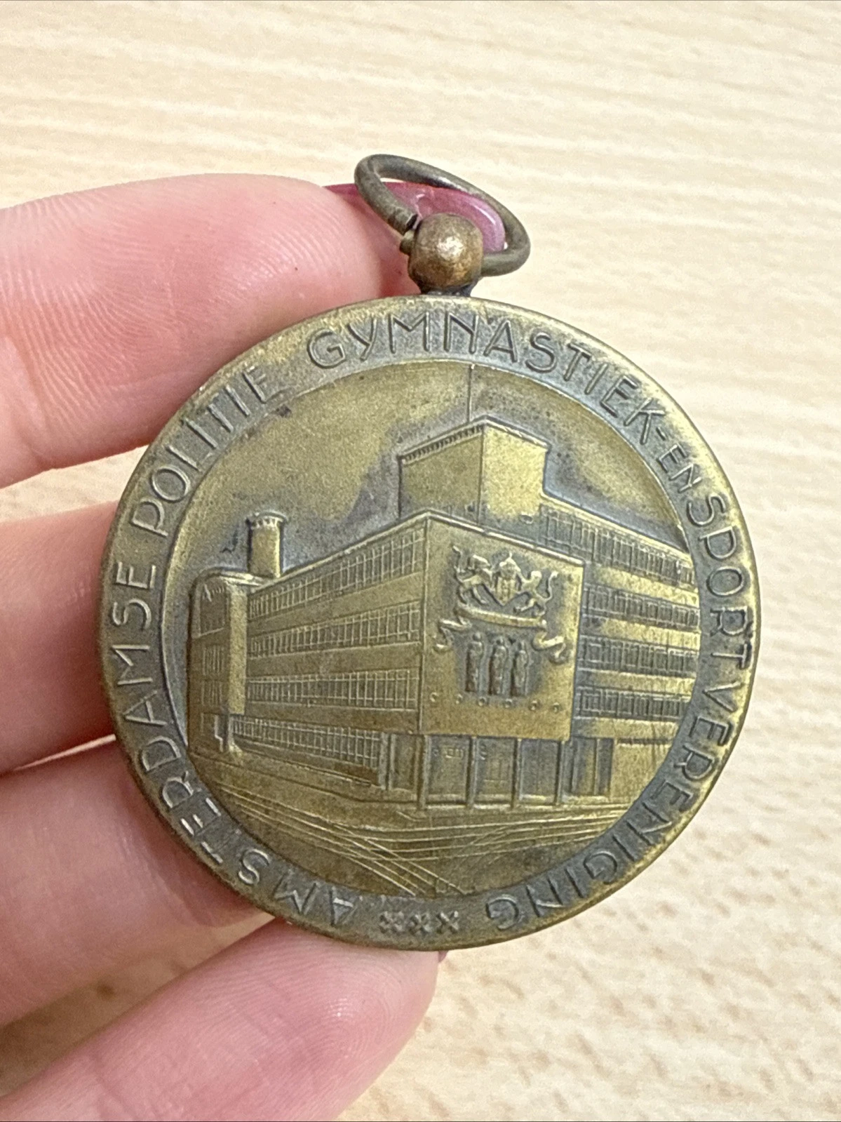 Médaille Amsterdam Se Politie Gymnastiek En Sport Vereniging 