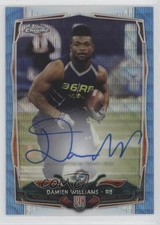2014 Topps Chrome Blue Wave Refractor Rookie 20/20 Damien Williams #220 Auto 5w7