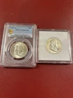 Franklin Half Dollar 1948-D PCGS MS65FBL & 1963 Silver Uncirculated Coins