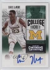 2016 Contenders Draft Picks College Ticket Caris LeVert (White Jersey) Auto 0rd2