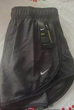 NWT NIKE Tempo Women s Small Charcoal Dry-Fit Lined Running Shorts. 3 Inseam