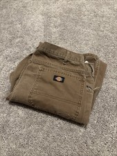 Dickies Duck Canvas Carpenter Pants Brown Dis...
