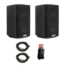 2x Alto Professional TX 408 350W 8-INCH 2-WAY POWERED BT SPKRS 2x XLRs
