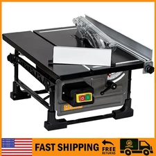 8" 6.7Amp Table Saw, Heavy Duty Portable Compact Table Saw  3576RPM DIY Projects