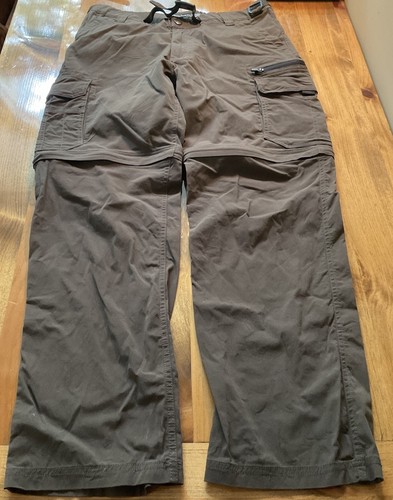 BC Clothing Olive Green Convertible Cargo Pants/Shorts Size M x 32 Belted