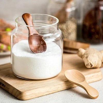 4 Stück Mini Holzlöffel klein Küche Gewürz Gewürz Löffel Zucker Tee Kaffee Löffel