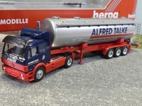 1/87 Herpa Mb Sk Alfred Talke Tank Sattelzug 141581