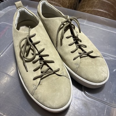 ECCO Tan Soft Leather Lo Top Men s Sneaker Sz 10