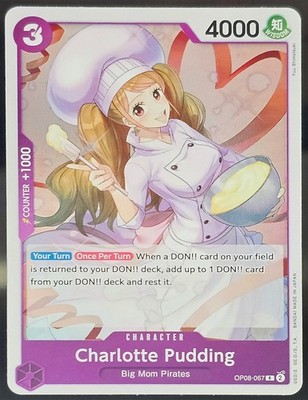 Charlotte Pudding OP08 067 Rare Foil | Two Legends | One Piece TCG English NM