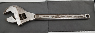VTG 18in. Diamalloy Adjustable Wrench #D718  Diamond Tool and Horseshoe CO. USA