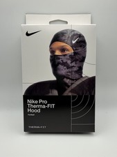 Nike Pro Therma-FIT Hood Balaclava Football Face Mask Black Camo NEW