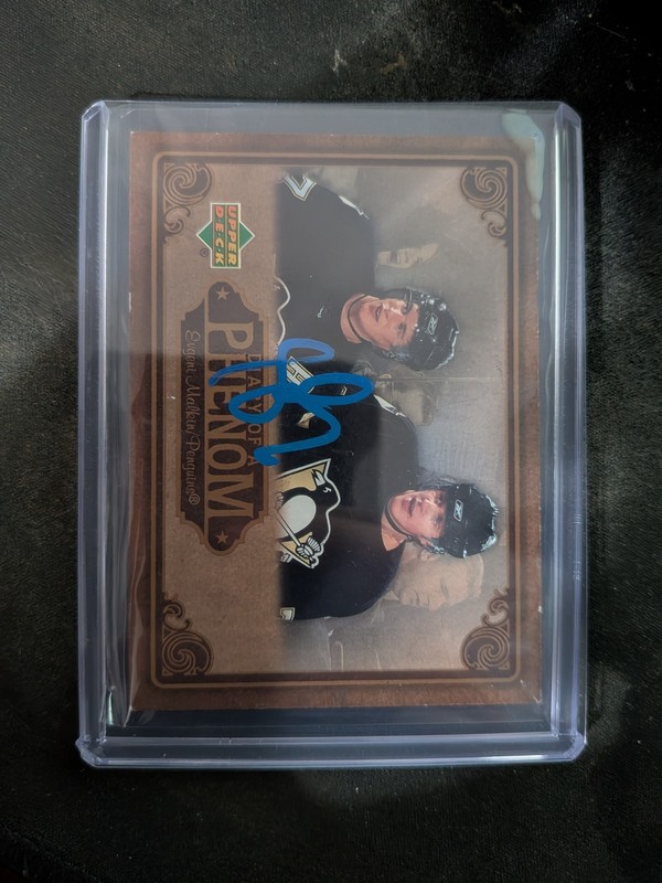 2006 Upper Deck Diary of a Phenom Evgeni Malkin *Signed by Sidney Crosby*