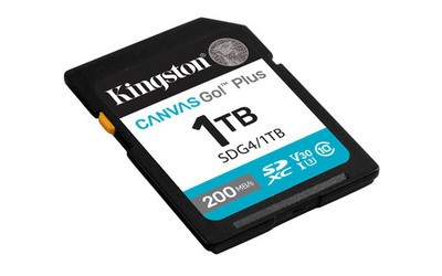 Kingston Canvas Go! Plus Gen4 1TB SDXC Speicherkarte (200 MB/s, C10 UHS-I U3 ...