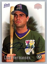 1997 Best Baseball Autographs Prospect Series #NNO Chad Hermansen AU - VG -