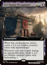 Fire Nation Occupation (Extended Art) EN [TLE - 187] - NM [Foil] TCG MTG