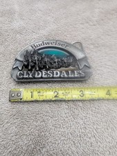 Vintage Budweiser Clydesdales Belt Buckle