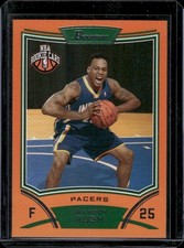 2008-09 Bowman #149 Brandon Rush Rookie Orange /299 Indiana Pacers