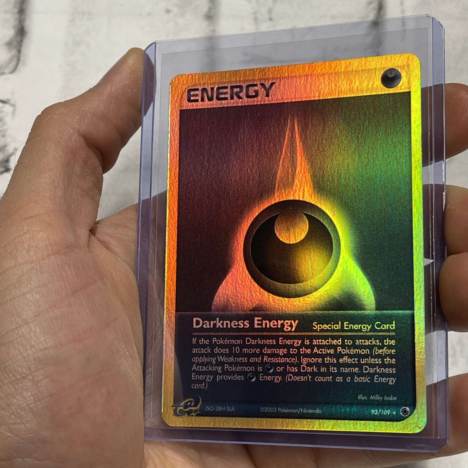 Darkness Energy 93/109 Rare Reverse Holo Ex Ruby & Sapphire 2003 Pokémon NM/MT