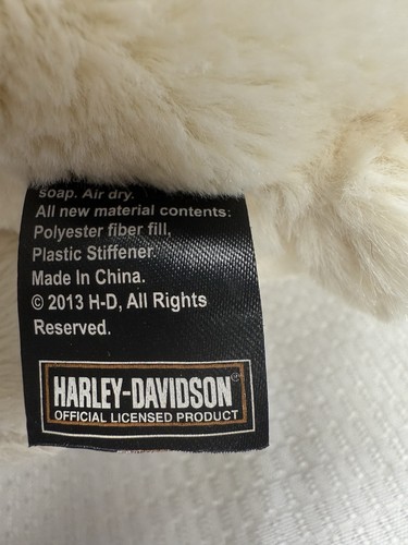 Harley-Davidson Happy Harley Days Biker Teddy Bear 13" Plush Goggles Stuffed - Picture 6 of 9