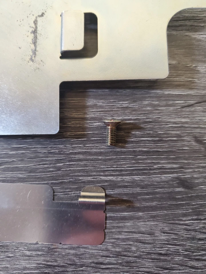 Sega CD Model 2 System Metal Plate Heat Shield Mounting Kit + Bracket & Screw - Image 3 of 4