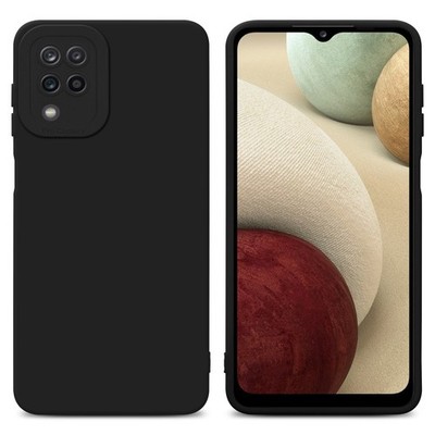 Case for Samsung Galaxy A12 / M12 Camera Protection Cover Fluid TPU Silicone