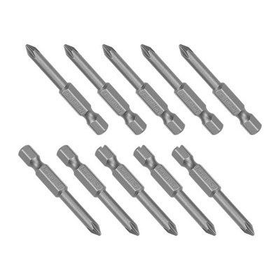 4.5mm PH1 Phillips Head Screwdriver 50mm 1/4'' Hex Shank for Industry 10Pcs