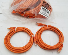 Lot of 10 CAT6-CCA 10FT Orange 24AWG UTP Ethernet Cable