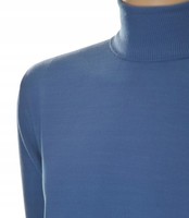 Rollkragenpullover Herren Kaschmir Und Merinowolle Merinos Xl Blau 304