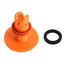 Lightweight Orange Deflation Valves for Surfboards Paddle Boards with Secure Fit