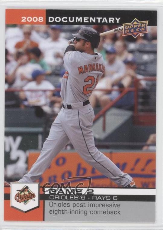 2008 Upper Deck Documentary Nick Markakis #32 fm0