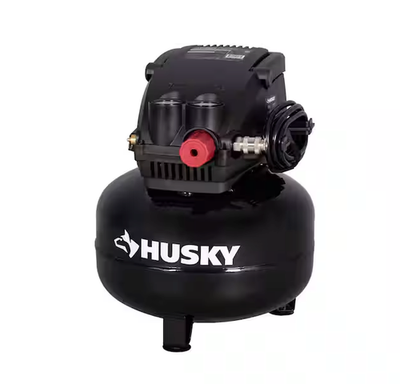#ad Husky 3 Gal. 120 PSI Portable Electric Oil Free Light Duty Air Compressor $45.00