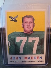 TOPPS NOVELTY JOHN MADDEN ROOKIE CARD #292 JOHN MADDEN NMT + RAIDERS COACH