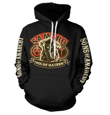Sons Of Anarchy Hooded Sweatshirt SAMCRO Officially Licensed