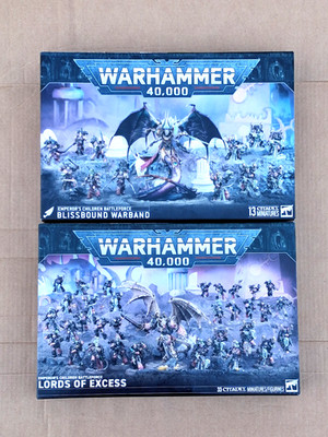 2x Emperor's Children 40K Battleforces: Lords Excess and Blissbound Warband