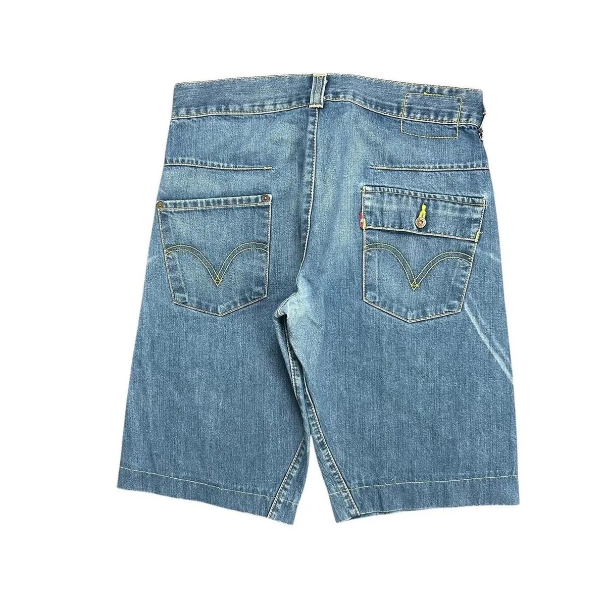 Levi's Engineered Twisted Jeans Shorts W30 Blue Denim Relaxed