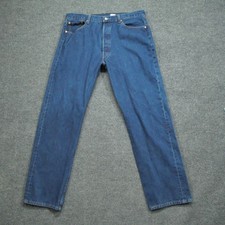 Vintage Levis 501 Jeans Mens 38x32 Blue Button Fly Pants Y2K