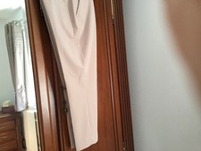 Ladies Dorothy Perkins Stone Colour Trousers Size12 Worn Once Great Condition