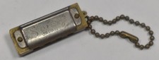Vintage Sonny 4 Hole Miniature Harmonica Made in Japan Key Ring
