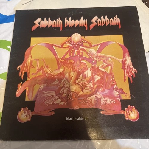 BLACK SABBATH - SABBATH BLOODY SABBATH original 1973 UK Press LP WWA 005