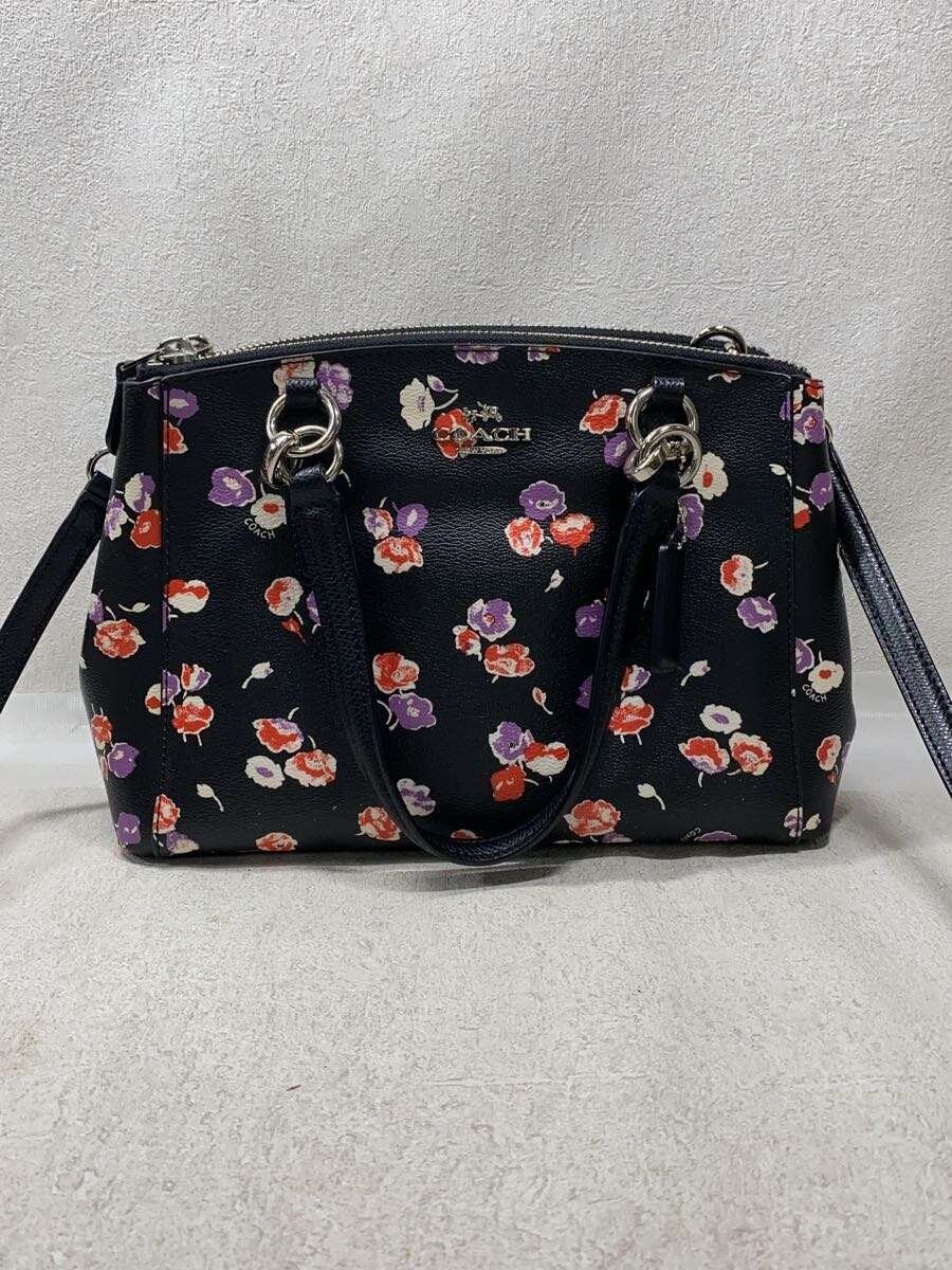 COACH Handbag Black All-Over Print thumbnail 7