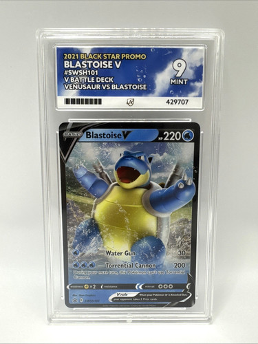 Blastoise V graded ACE 9 for sale on eBay