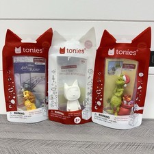 Lot Of 3 Tonie Characters Grinch, Creative, Lady And The Tramp