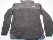 The North Face Youth Unisex Size M Windbreaker Jacket Black/Gray Outerwear