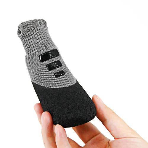 Zapatos antideslizantes impermeables para perros 4 piezas botas reflectantes para perros pequeños medianos grandes - Imagen 7 de 15