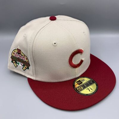 Chicago Cubs Hat Men 7 5/8 White Red All Star Game 59Fifty New Era